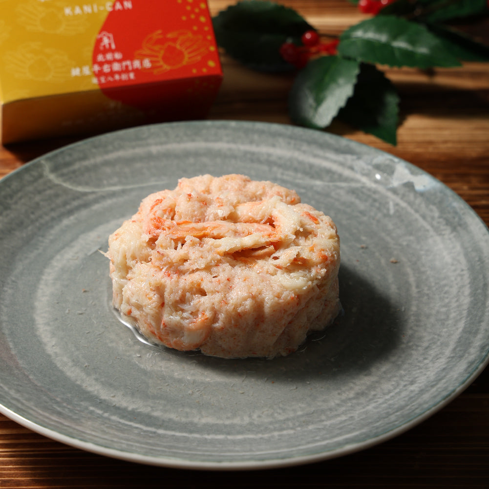 K-001 【鍵平カニ缶】紅ズワイガニ ほぐし脚肉入り 1,500円(税抜)