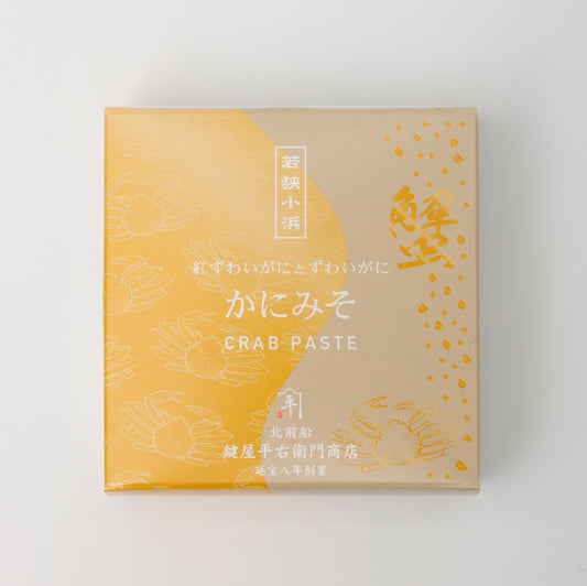 K-002 【鍵平カニみそ缶】紅ズワイガニとズワイガニの味噌ブレンド　926円（税抜）